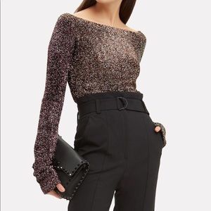 Alexander McQueen McQ  sweater multicolor tinsel sparkle